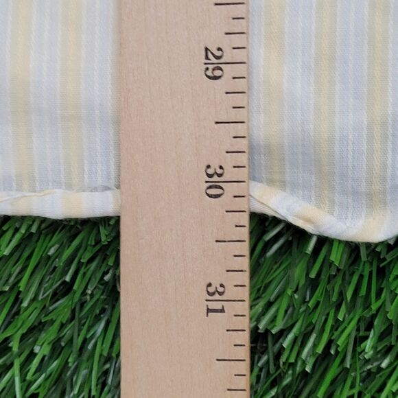 Vintage 80s Arrow Kent Button Shirt Medium 22x30 Beige - Picture 5 of 11